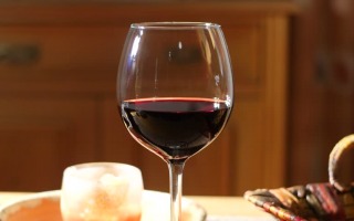 news glass of red wine